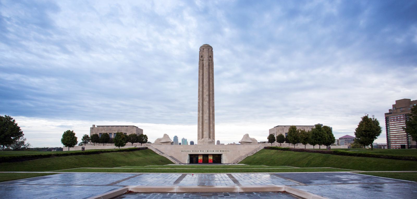 Exterior of the National WWI Museum and Memorial